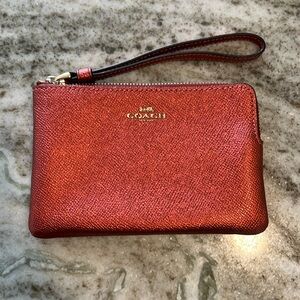 Red Coach Wristlet ❤️